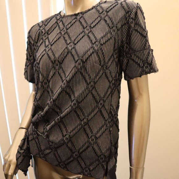 Crosby Derek Lam Short Sleeve Top Cotton/Poly New Tags $295 - Picture 6 of 9